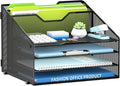 SUPEASY Desk File Organizer, Mesh Paper Tray Organizer by SUPEASY