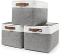 Bagnizer Storage Bins Large Fabric Storage Baskets by Bagnizer