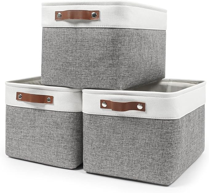Bagnizer Storage Bins Large Fabric Storage Baskets by Bagnizer