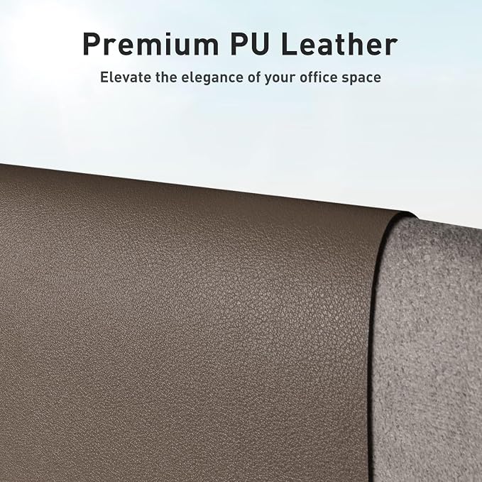 Aothia Leather Desk Pad Protector, Office Desk Mat, Large Mouse Pad, Non-Slip - Image 2