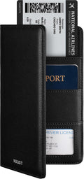 VULKIT Passport Holder Wallet RFID Blocking Travel Wallet by VULKIT