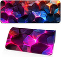 Gaming Mouse Pad, Geometric Design, Non-Slip Rubber Bottom, Stitched Edges by Unknown