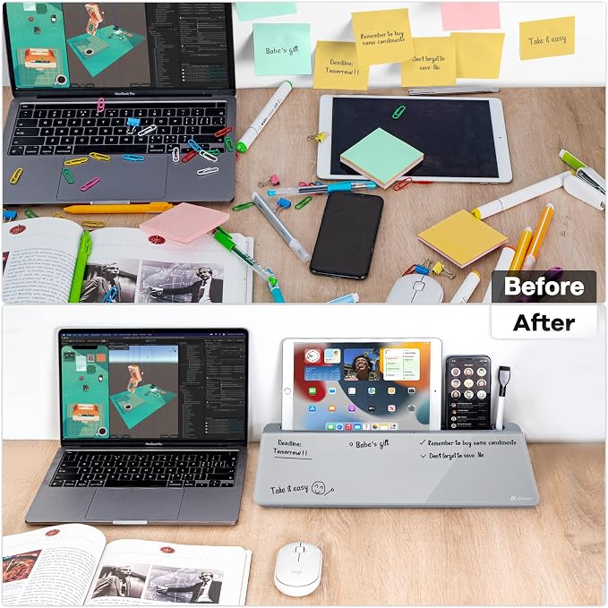 Varhomax Glass Desk Whiteboard - Image 4