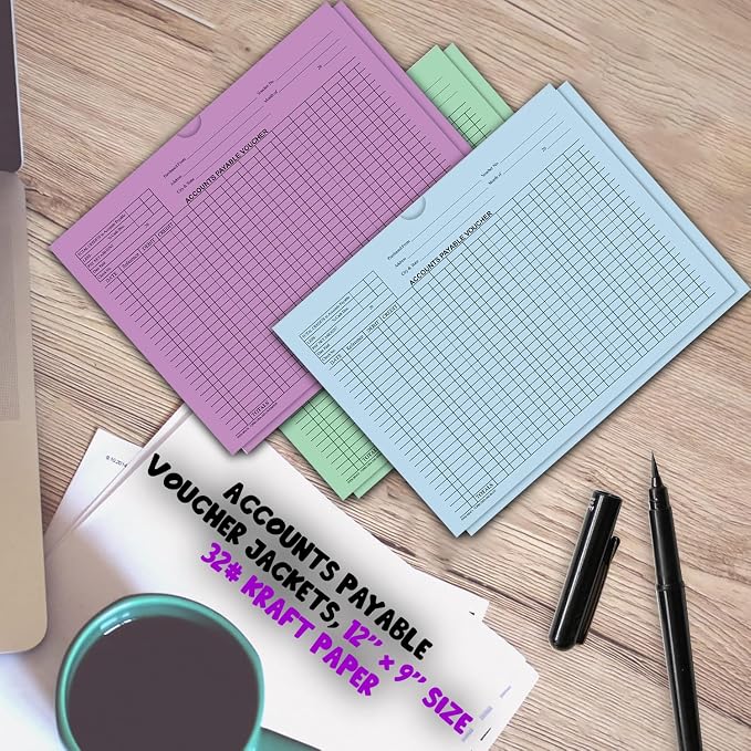 Accounts Payable Voucher Envelopes General Accounting Style, Buff 200 Pack | - Image 8