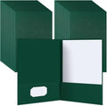 25 Pack 9" x 14.5" Legal Size Folders Linen Presentation Folders Bulk by Janlaugh