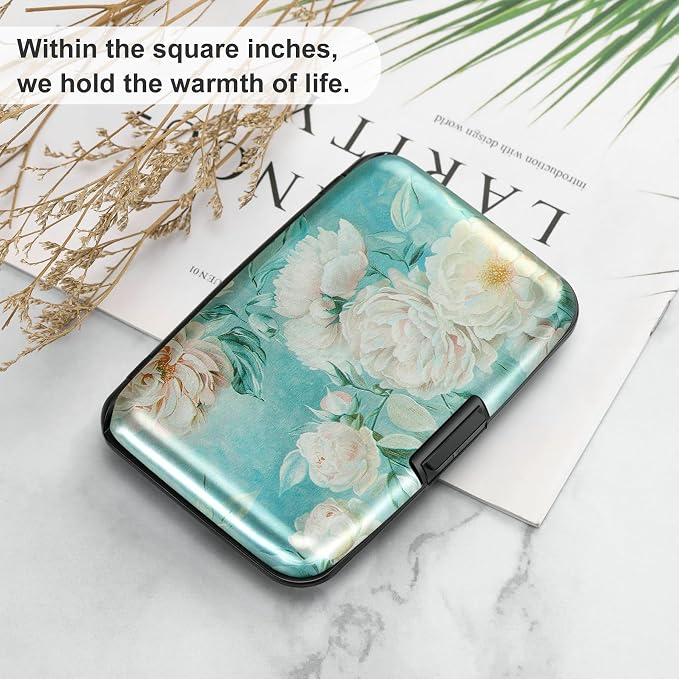 ELFISH Mini RFID Aluminum Wallet Credit Cards Holder Business Card Case Metal - Image 6