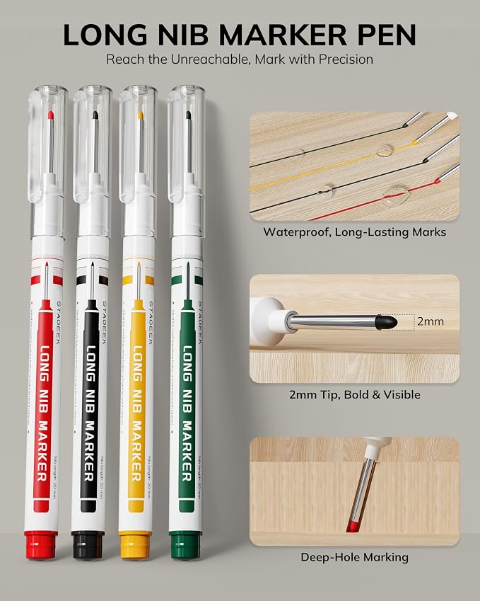 STAGEEK 4PCS Carpenter Pencils - Image 3
