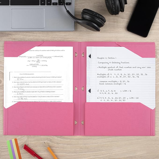 Five Star 2-Pocket Folder, Plastic Folder - Image 3