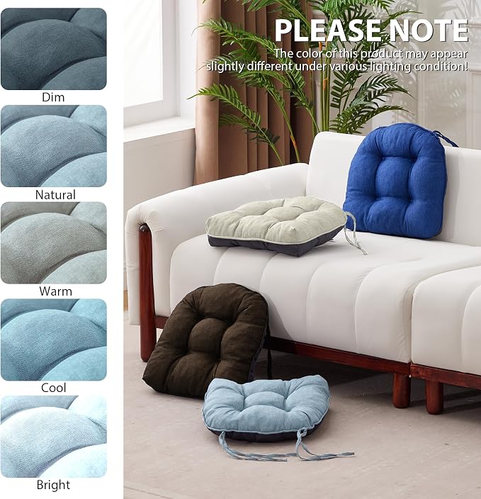 IASEAHK Chair Cushions for Dining Chairs, Seat Cushions for Kitchen Chairs - Image 7