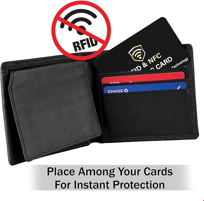 SaiTech IT 8 Pack RFID Blocking Card, One Card Protects Entire Wallet Purse - Image 9