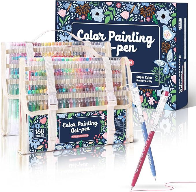 Acrylic Gel Pens for Coloring, Journaling, Note Taking by ReliableAffordableQuality