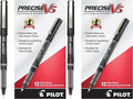 PILOT Precise V5 Rollerball Pens, Extra Fine Point 0.5 mm Black Pens, by PilotCorporationofAmerica