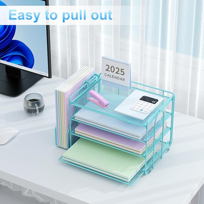 Spacrea Desk Organizers and Accessories, Paper Organizer - Image 6