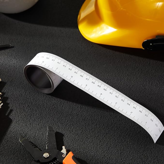 Relaxweex 2 Pcs 39.37 Inch Magnetic Ruler Flexible Tape Magnetic Tape Measure - Image 7