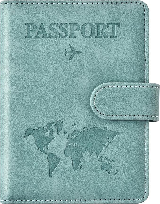 Eoehro Passport Holder for Travel Essentials, Passport Wallet Cover Case for by welcometoEoehro