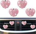4PCS Heart-Shaped Car Vent Clips by Unknown