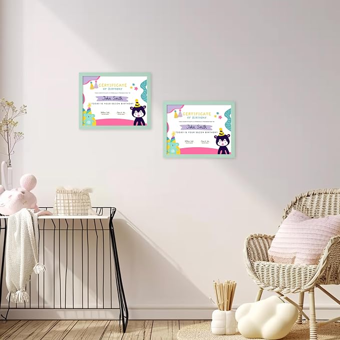 ELSKER&HOME 8.5x11 Picture Frame-Certificate Frame in Green 6Pack | Document - Image 2