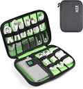 Luxtude Travel Cable Organizer Bag, Flat Cord Organizer Case, Travel Essentials by Luxtude