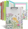 Clipboard Folio with Storage 8.5 X 11 Padfolio Notebook, Clipboards with by TELOENCE