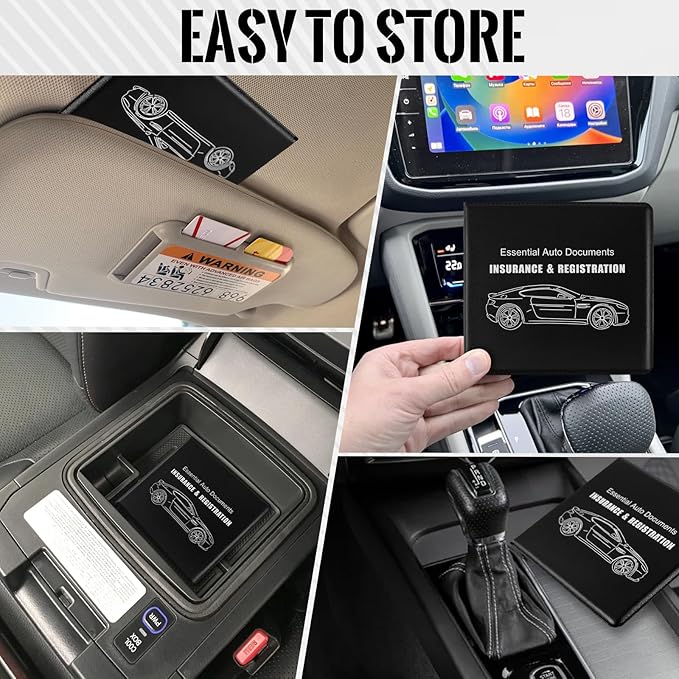 REGUICORP Registration and Holder, Auto Essential Holder, Interior Accessories - Image 7