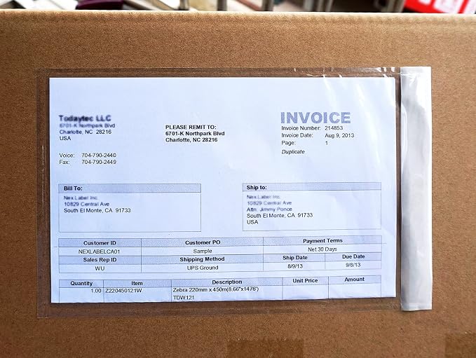BEUYI Premium 6''x10'' Packing List Envelope, Tailored Size - Image 2