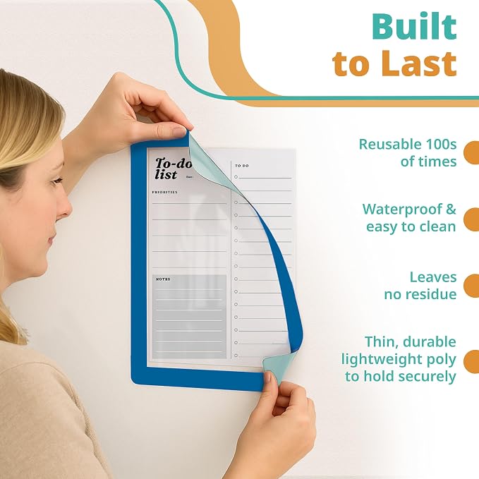 8.5 x 11 Adhesive Wall Frames - Image 4