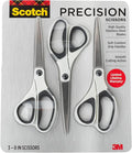Scotch Precision Ultra Edge Scissors, 8 inch scissors 3-8 inch scissors/pack by Unknown