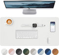Leather Desk Pad Blotter, Mouse Pad, Office Desk Mat, Non-Slip PU Leather Desk by AFIING