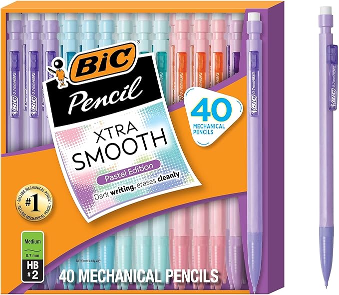 BIC Xtra-Smooth Pastel Mechanical Pencils by BIC