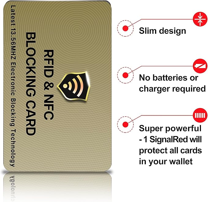 SaiTech IT RFID Blocking Card, 10 Pack Entire Wallet Purse Shield - Image 8