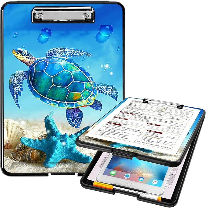 A4 Clipboards, Heavy Duty Waterproof Nursing Plastic Folder Clipboard by Unknown