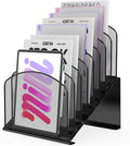 Inclined Desk File Organizer Metal Desk Magazine Folder Holder by Sinboun