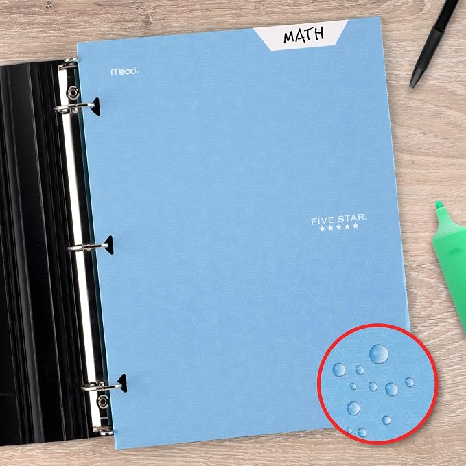 Five Star 4-Pocket Folder, 6 Pack, Paper Folder, Fits 3-Ring Binders, Holds - Image 4