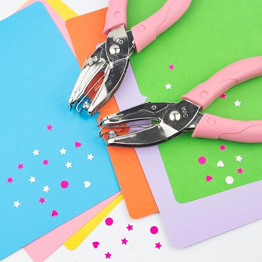 Heart Shape Hole Handhold Single Paper Punch - Image 6