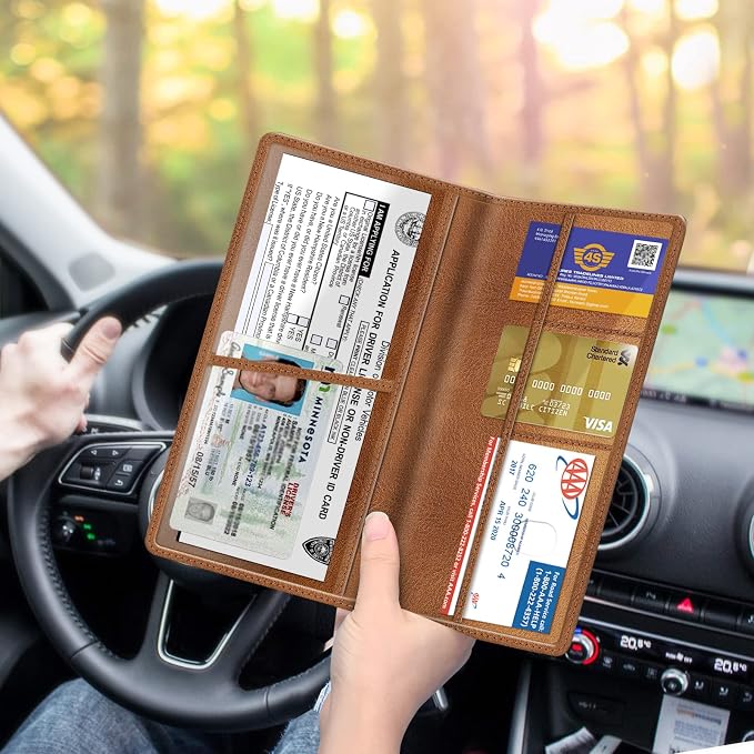 FINPAC Car Registration and Insurance Card Holder, Vehicle Glove Box Card - Image 5