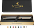 Scriveiner Silver Chrome Ballpoint Pen by Scriveiner