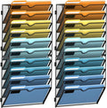 SUPEASY 10-Tier Wall File Holder Organizer by SUPEASY