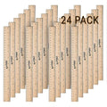 Rulers 24 Pack - Rulers 12 Inch, Wood Ruler by EXTRIC