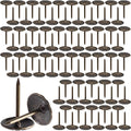 120pcs Flat Head Thumb Tacks for Wall, Bronze Heavy Duty Upholstery Push Pins by Unknown