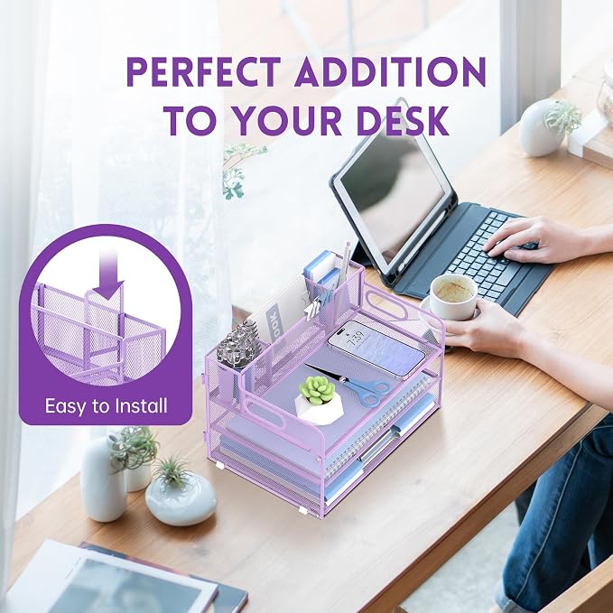 SUPEASY 3 Tier Desk Organizer - Image 4