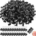Jetec 800 Pieces 1 Inch Black Binder Clips Bulk Medium Paper Clamps Metal Paper by Jetec