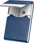 MaxGear Business Card Holder, PU Leather & Stainless Steel Business Card Case by MaxGear