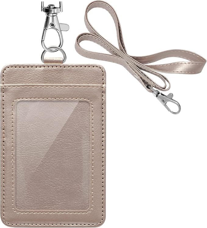 PU Leather ID Badge Holder, Life-Mate ID Badge Holder by Life-Mate