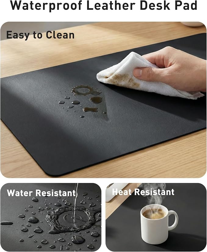Aothia Faux Leather Desk Mat - Image 7