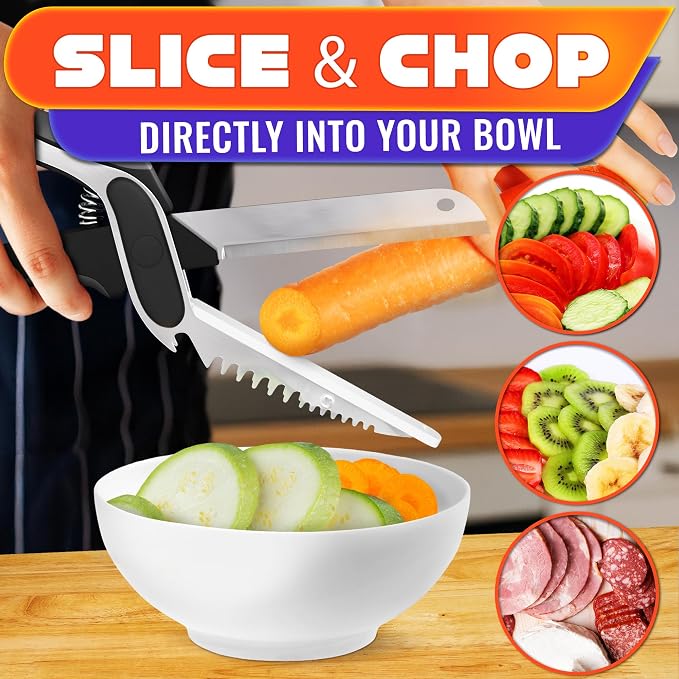 6-in-1 Cutting Board Scissors - Image 7