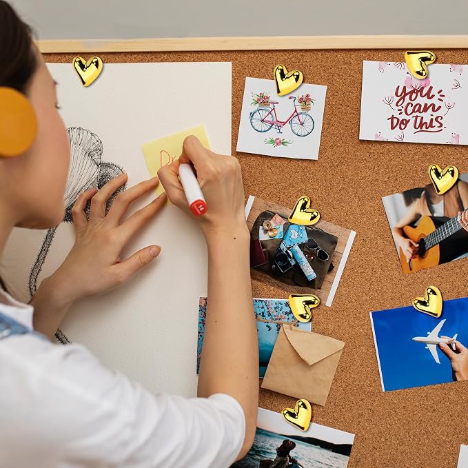 Decorative Cute Push Pins for Bulletin Board, Thumb Tacks, Cork Board Desk Wall - Image 6