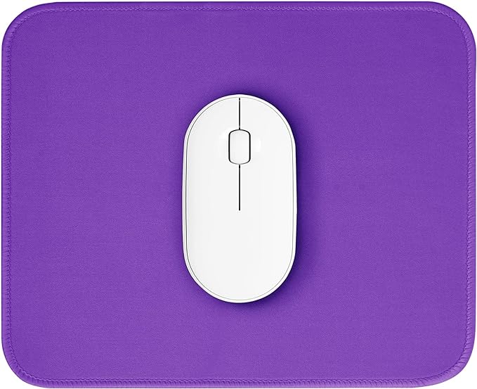 Purple Mouse Pad, Nice and Cute Mouse Pad, Splash-Proof Textured 10.2 x 8.2Inch by ZYAOTWQZ