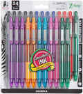 Zebra Pen Z-Grip Retractable Ballpoint Pen, Smooth-Flowing Assorted Fashion by ZebraPen