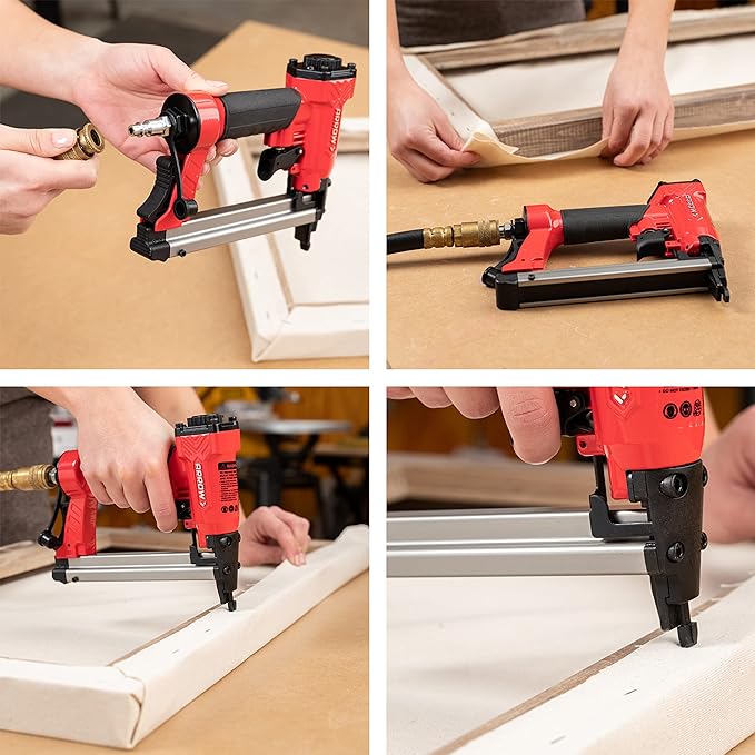 Arrow PT50 Oil-Free Pneumatic Staple Gun, Professional Heavy-Duty Stapler - Image 4