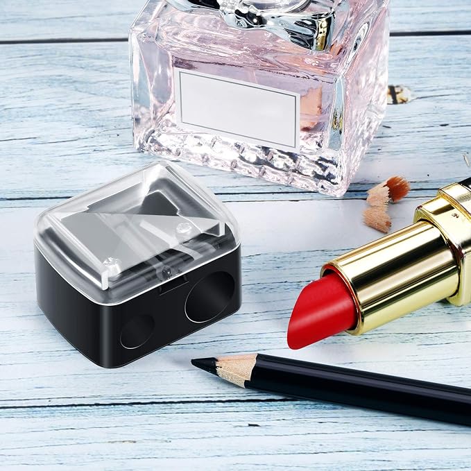 Chuangdi 5 Pack Makeup Pencil Sharpener Plastic Lip Liner Pencil Eyeliner - Image 4
